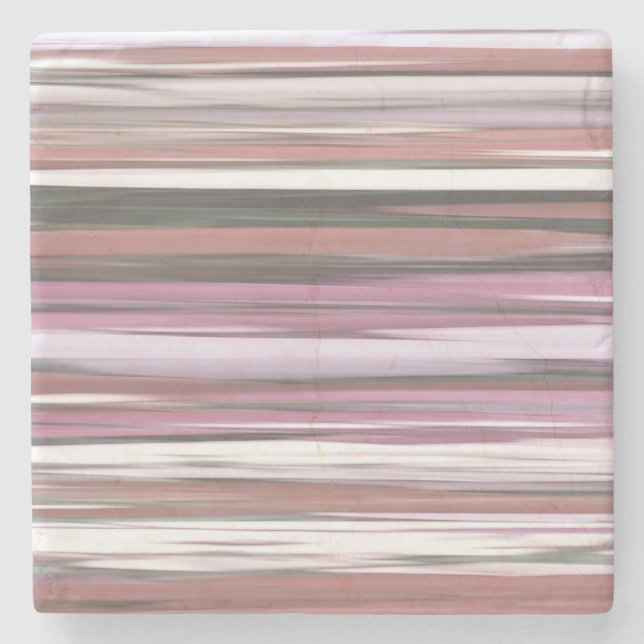 Dessous-de-verre En Pierre Abstrait n° 2 : flou rose (Devant)
