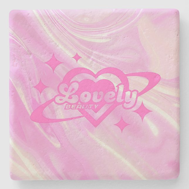 Dessous-de-verre En Pierre Adorable (Devant)