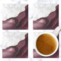 Agate de Bourgogne or Glitter Marbre Faux Blanc
