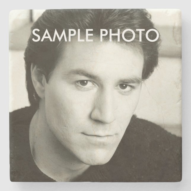 Dessous-de-verre En Pierre Ajouter votre photo 2.0 (Devant)