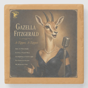 Dessous-de-verre En Pierre Album Gazella Fitzgerald : une parodie