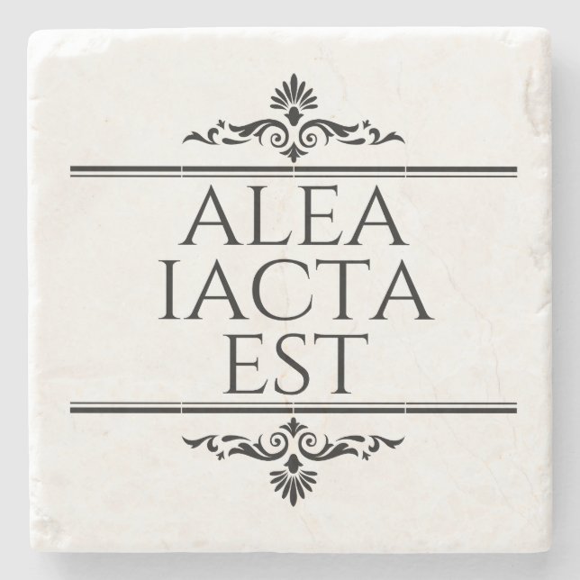 Dessous-de-verre En Pierre Alea Iacta Est (Devant)