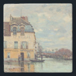 Dessous-de-verre En Pierre Alfred Sisley - Inondation à Port-Marly 1872<br><div class="desc">Inondation à Port-Marly / L'inondation à Port-Marly - Alfred Sisley,  1872</div>