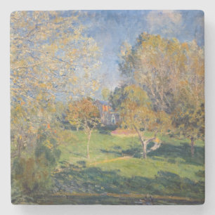 Dessous-de-verre En Pierre Alfred Sisley - Le Jardin de Hoschede, Montgeron