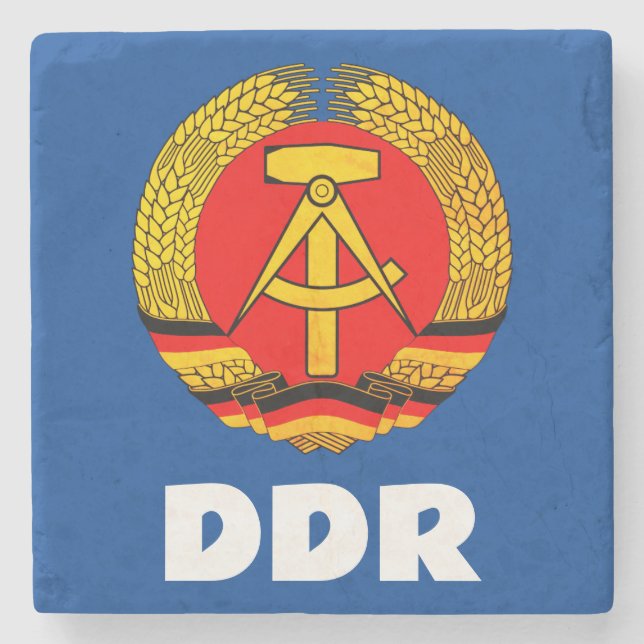 Dessous-de-verre En Pierre Allemagne de l'Est (DDR, RDA) (Devant)