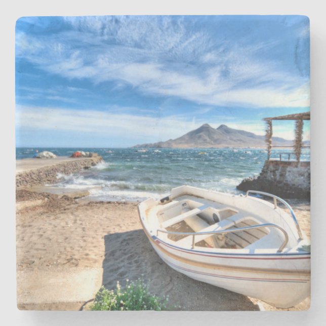 Dessous-de-verre En Pierre Almería, La Isleta Del Moro | mars Mediterráneo (Devant)