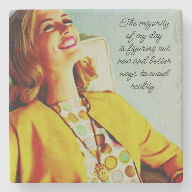 Dessous-de-verre En Pierre Ami Drôle Boire Vin Citation Cadeau Ménage (Devant)