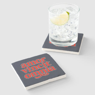 Dessous-de-verre En Pierre Amor vincit omnia