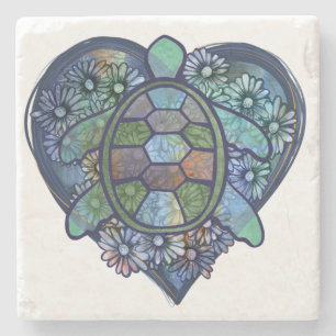 Dessous-de-verre En Pierre Amour de la tortue de mer