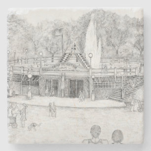 Dessous-de-verre En Pierre Amusement d'été
