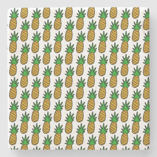 Dessous-de-verre En Pierre Ananas (Devant)
