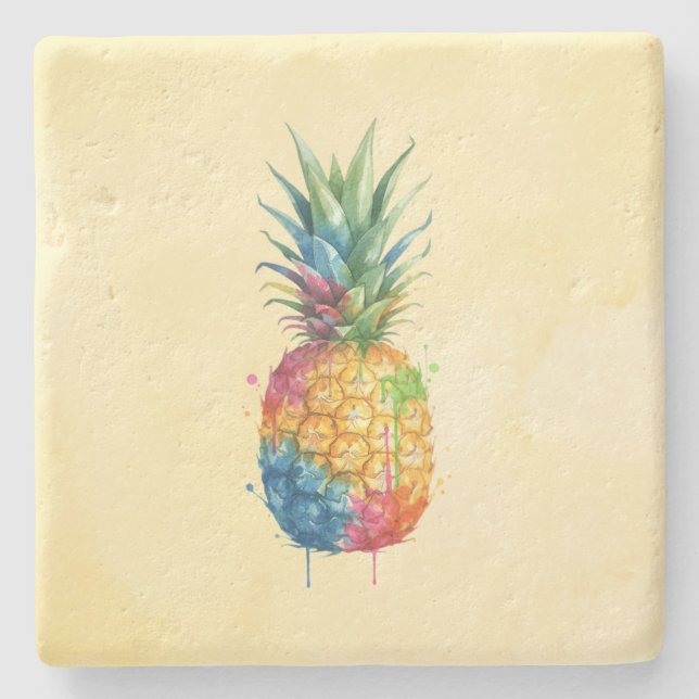 Dessous-de-verre En Pierre Ananas (Devant)