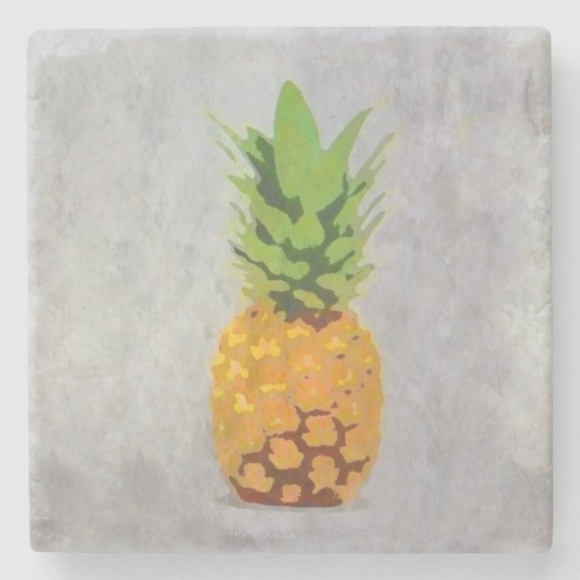 Dessous-de-verre En Pierre Ananas (Devant)