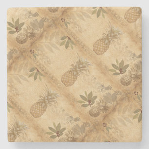 Dessous-de-verre En Pierre Ancien collage d'ananas