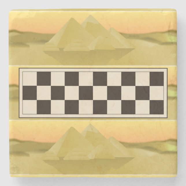 Dessous-de-verre En Pierre Ancien Comité des Sénateurs Égyptiens (Devant)