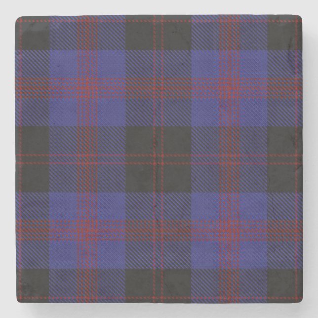Dessous-de-verre En Pierre Angus District Tartan (Devant)