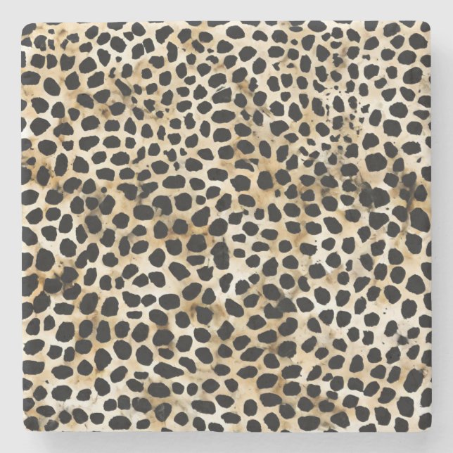 Dessous-de-verre En Pierre Animal Print - Stone Coasters  (Devant)