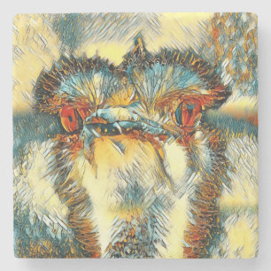 Dessous-de-verre En Pierre AnimalArt_Bird_008
