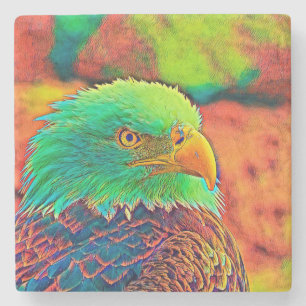 Dessous-de-verre En Pierre AnimalColor_Oiseau_008
