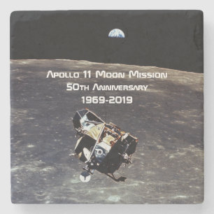 Dessous-de-verre En Pierre Anniversaire historique de mission cinquantième d