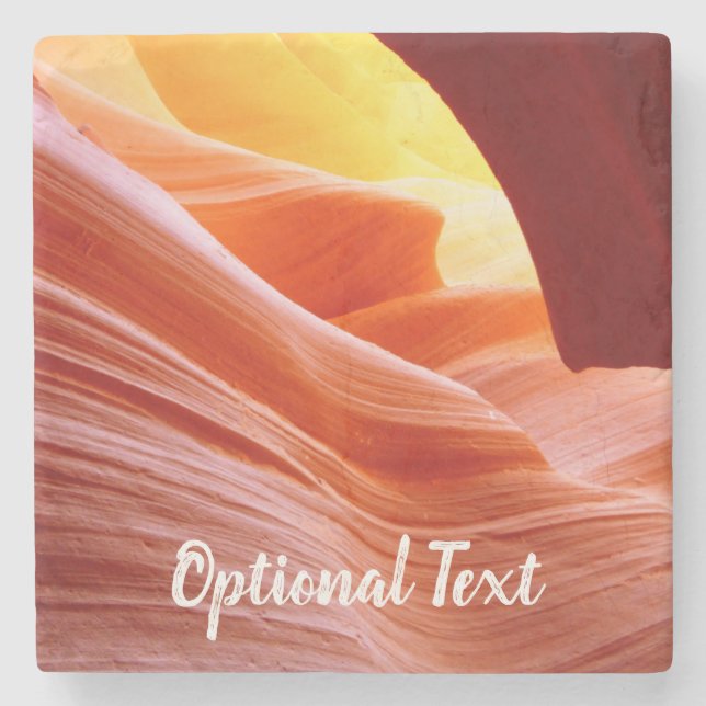 Dessous-de-verre En Pierre Antelope Canyon en Arizona (Devant)