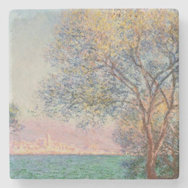Dessous-de-verre En Pierre Antibes le matin (Devant)