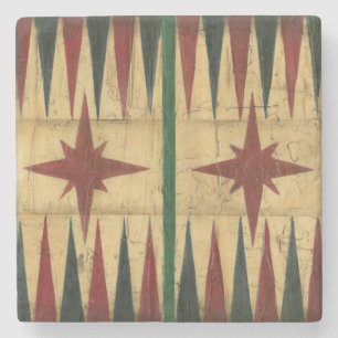 Dessous-de-verre En Pierre Antique Backgammon Game Board par Ethan Harper