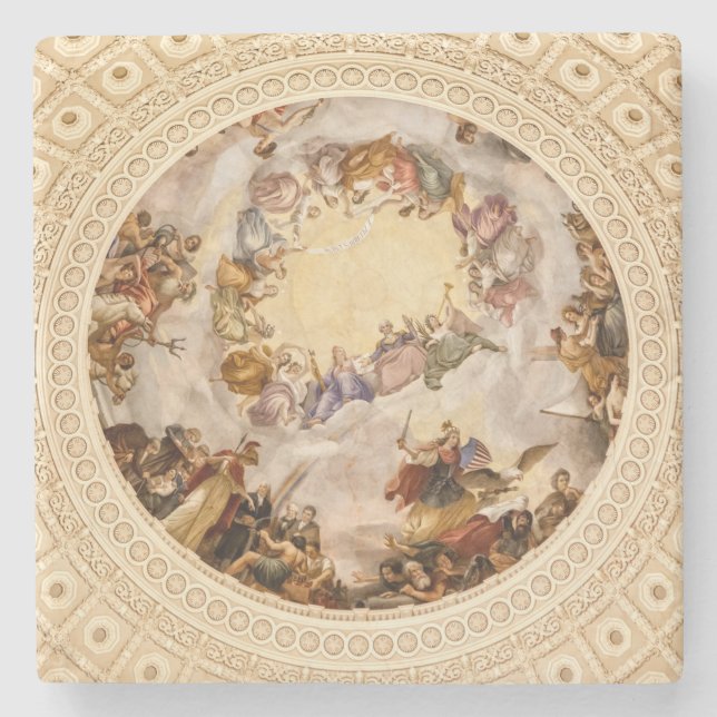 Dessous-de-verre En Pierre Apothéose de Washington (Devant)