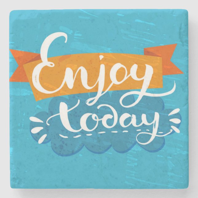 Dessous-de-verre En Pierre Appréciez aujourd'hui (Devant)