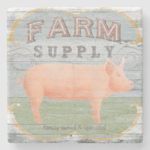 Dessous-de-verre En Pierre Approvisionnement de ferme