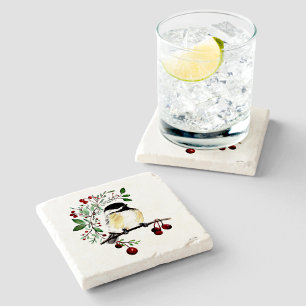 Dessous-de-verre En Pierre Aquarelle de poulet