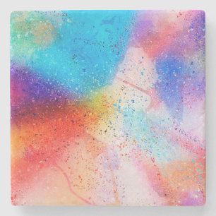 Dessous-de-verre En Pierre Aquarelle et peinture