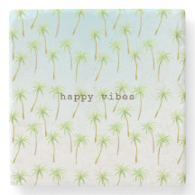 Aquarelle tropicale des palmiers