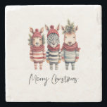 Dessous-de-verre En Pierre Aquarelle vintage Animaux de Noël<br><div class="desc">Transformez vos plans de vacances en un merveilleux pays d'hiver avec ces animaux de Noël vintages en aquarelle ! Ces illustrations PNG haute résolution sont fournies avec des arrière - plans transparents, ce qui en fait l'ajout parfait à vos projets festifsPréparez-vous à insuffler l'esprit de vacances dans vos produits, surtout...</div>