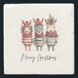 Dessous-de-verre En Pierre Aquarelle vintage Animaux de Noël<br><div class="desc">Transformez vos plans de vacances en un merveilleux pays d'hiver avec ces animaux de Noël vintages en aquarelle ! Ces illustrations PNG haute résolution sont fournies avec des arrière - plans transparents, ce qui en fait l'ajout parfait à vos projets festifsPréparez-vous à insuffler l'esprit de vacances dans vos produits, surtout...</div>