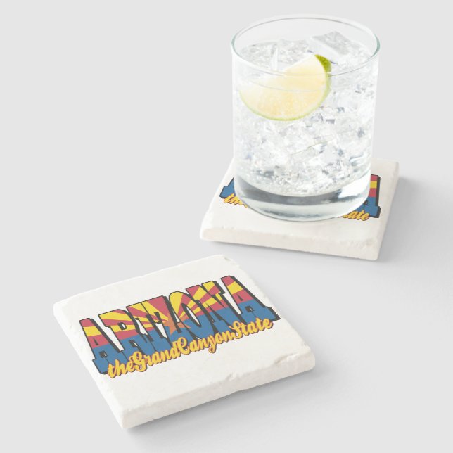 Dessous-de-verre En Pierre Arizona the Grand Canyon State (Côté)