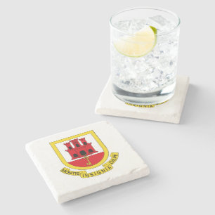Dessous-de-verre En Pierre Armoiries de Gibraltar