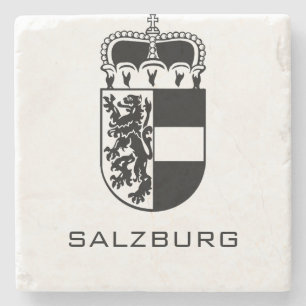 Dessous-de-verre En Pierre Armoiries de Salzbourg en monochrome Fine Art