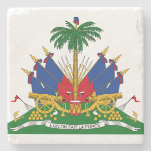 Dessous-de-verre En Pierre Armoiries haïtiennes (Haïti)