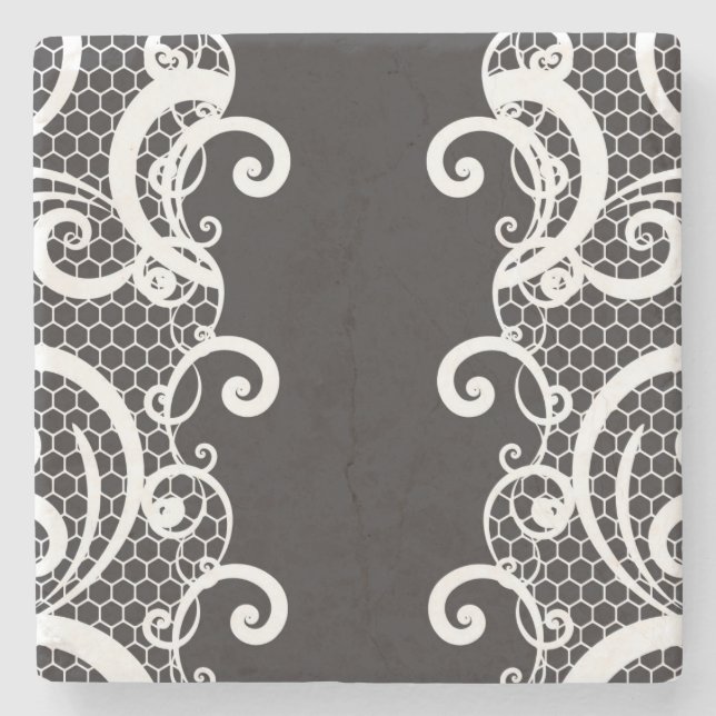 Dessous-de-verre En Pierre Arrière - plan 1 de dentelle (Devant)