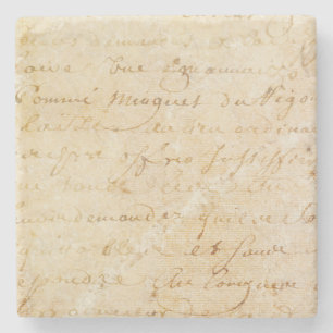 Dessous-de-verre En Pierre arrière - plan antique français vintage de