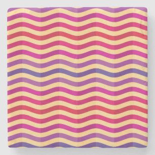 Dessous-de-verre En Pierre Arrière - plan avec des rayures dans rétros 3