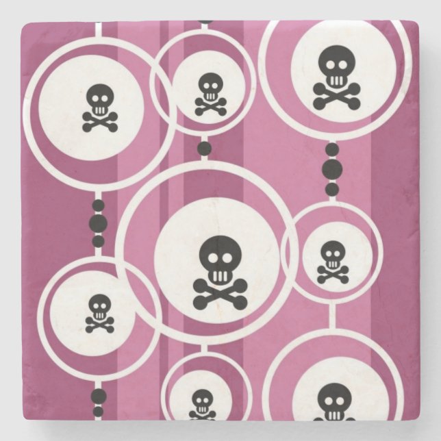 Dessous-de-verre En Pierre Arrière - plan grunge (Devant)