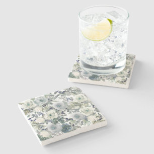 Dessous-de-verre En Pierre Art Jardin Fleur