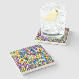 Dessous-de-verre En Pierre Art pop en gras