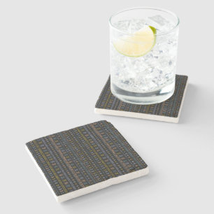 Dessous-de-verre En Pierre Art populaire scandinave avec Motif nordique