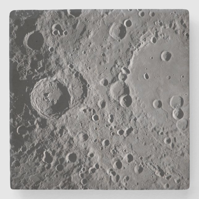 Dessous-de-verre En Pierre Artemis II Lunar Craters (Devant)