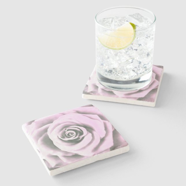 Dessous-de-verre En Pierre Artistic Rose rose rb (Côté)