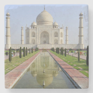Dessous-de-verre En Pierre Asie, Inde, Uttar Pradesh, Agra. Le Taj 5