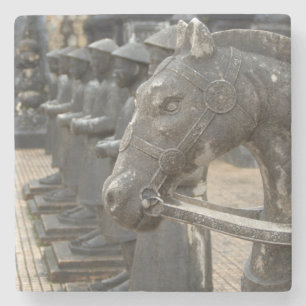 Dessous-de-verre En Pierre Asie, Viêt Nam. Figurines et statues de chevaux